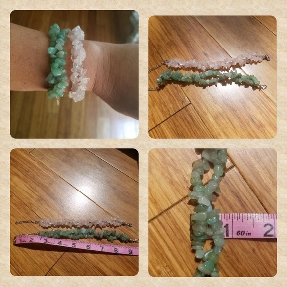 NWT Natural Stone Twist Bracelets - Picture 3 of 3